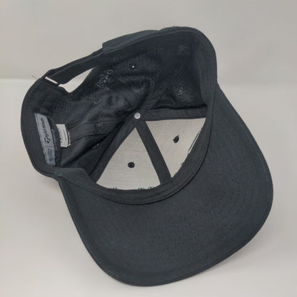 TaylorMade Est 79 Strapback Golf Hat Black OSFA Adjustable Embroidered Polyester