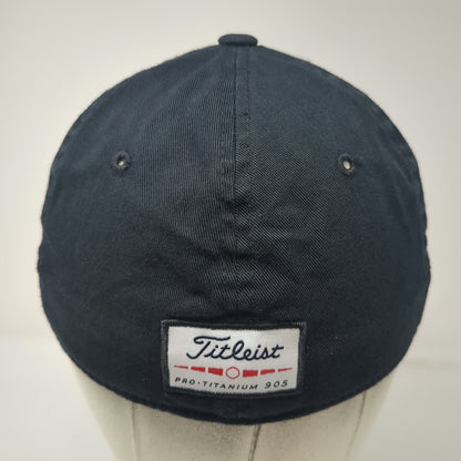Titleist Fitted Baseball Cap Black XL Pro-Titanium 905 Stretch Fit Cotton Hat
