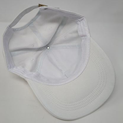 Tim Brown Classic Slideback Hat White One Size Adjustable Embroidered