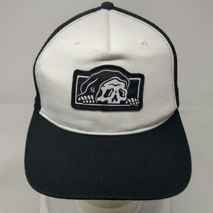 Lurking Class Trucker Hat Black One Size Skull Reaper Mesh Barbed Wire Tape