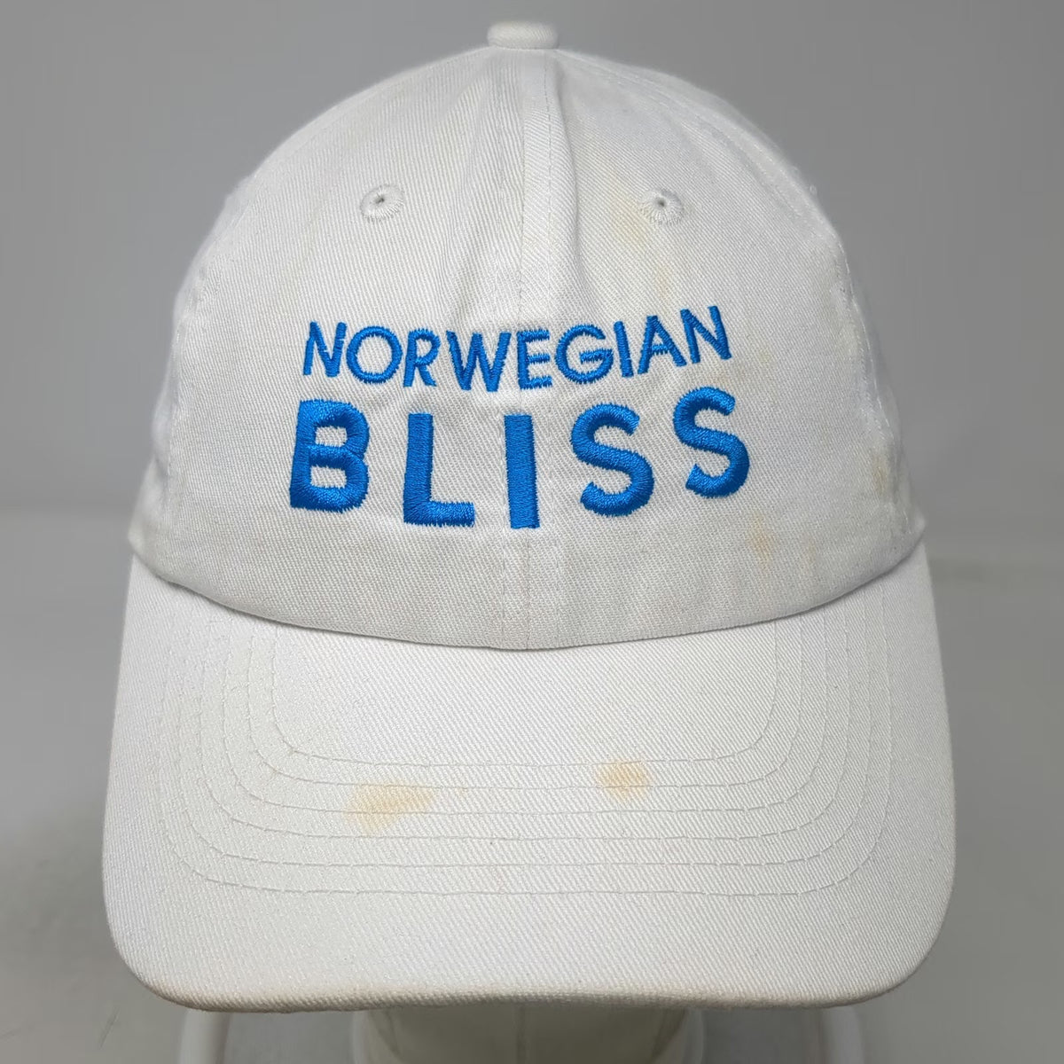 DMR Classic Headwear Baseball Cap White One Size Strapback Norwegian Bliss Hat