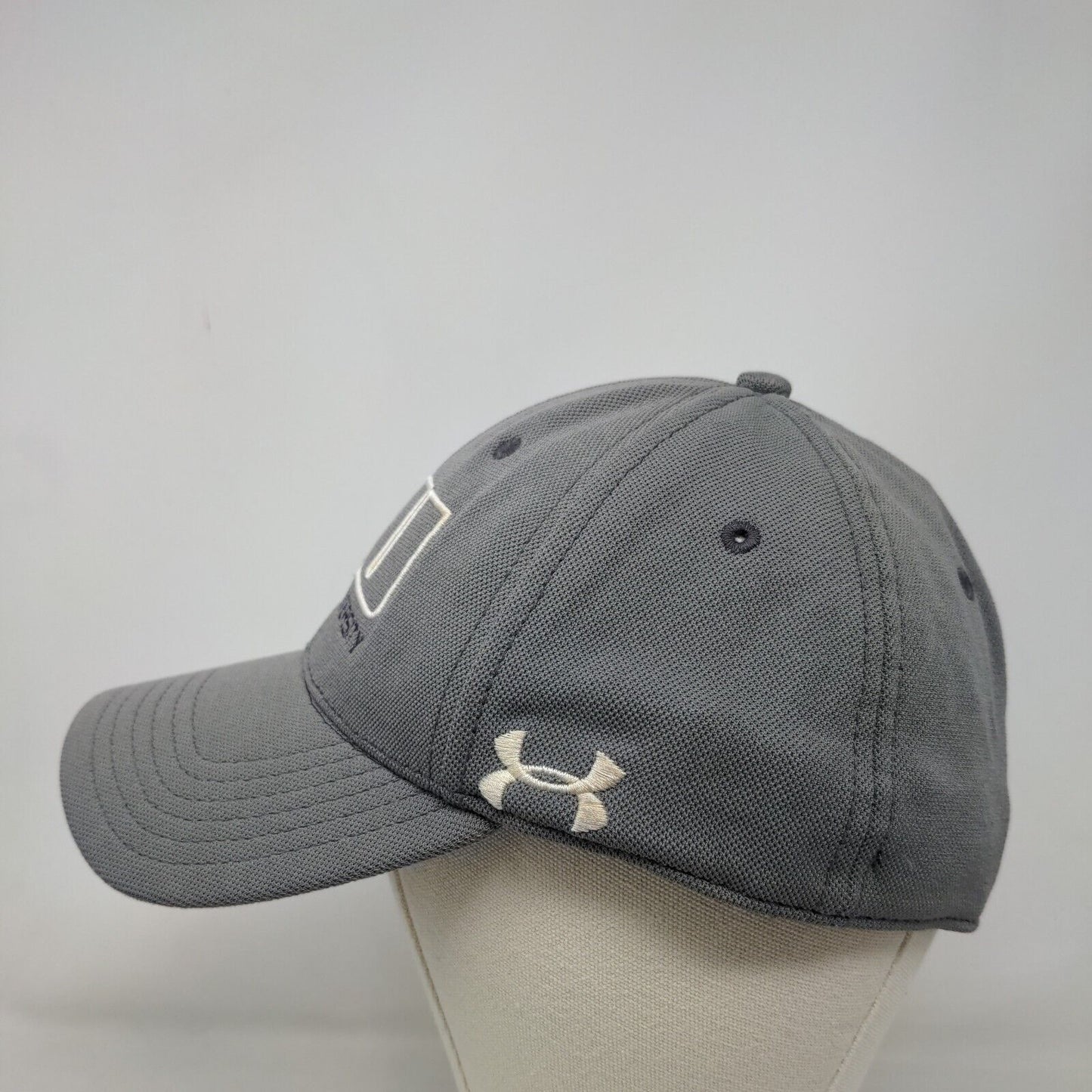 Under Armour Men's Fitted Hat Gray Size M-L Furman University Logo