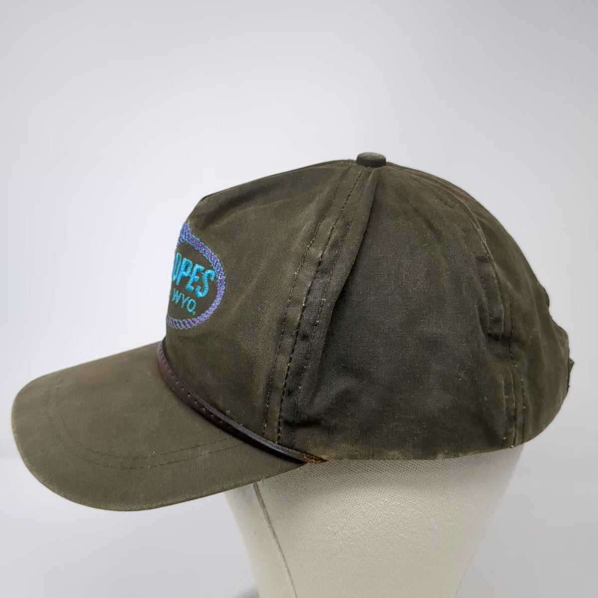 Imperial 5 Panel Brown One Size King Ropes Sheridan Wyoming Rope Strapback Hat