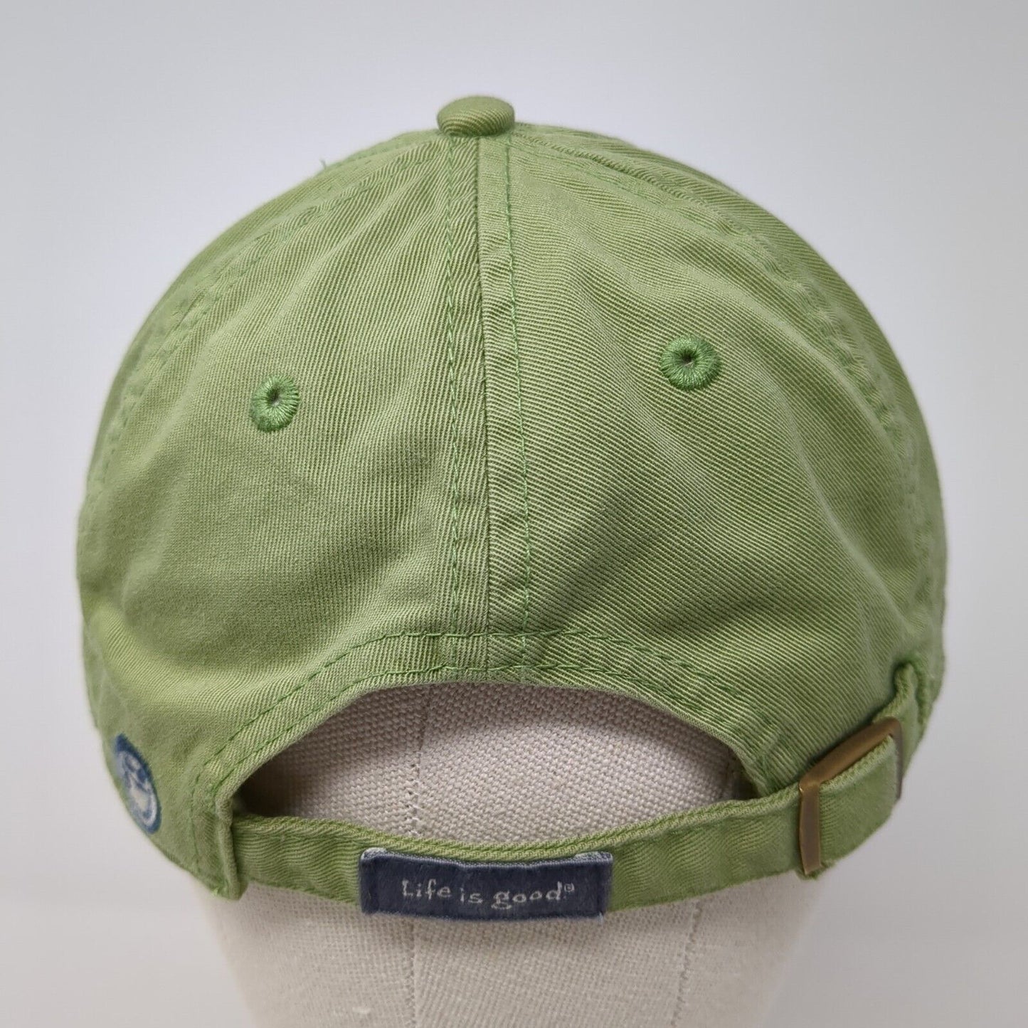King of the Grill Slideback Hat Green One Size Adjustable Life Is Good