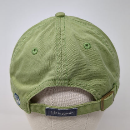 King of the Grill Slideback Hat Green One Size Adjustable Life Is Good