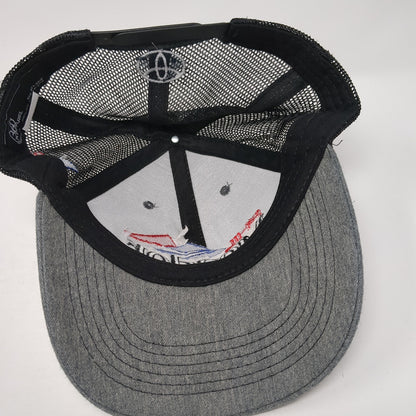 Phil Meador Toyota Snapback Trucker Hat Gray One Size Mesh Back Adjustable