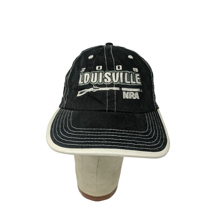 Mens Louisville NRA 2008 138th Annual Meeting Slideback Hat Black Embroidered