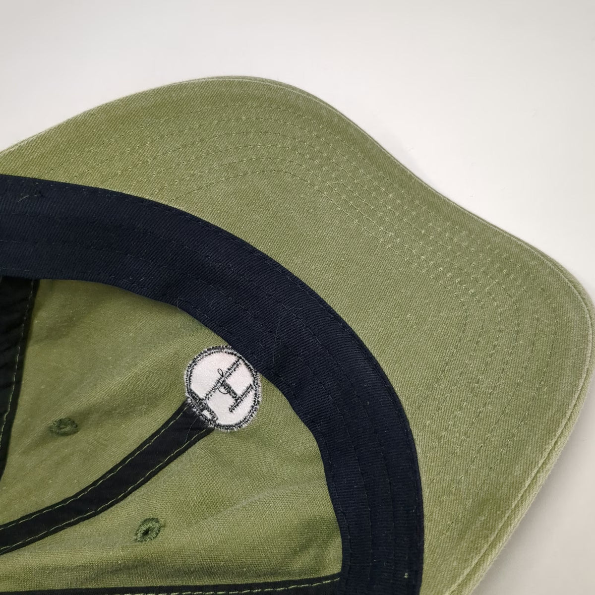 Imperial Baseball Cap Green One Size Whitefish MT Slideback Hat Cotton TH Logo