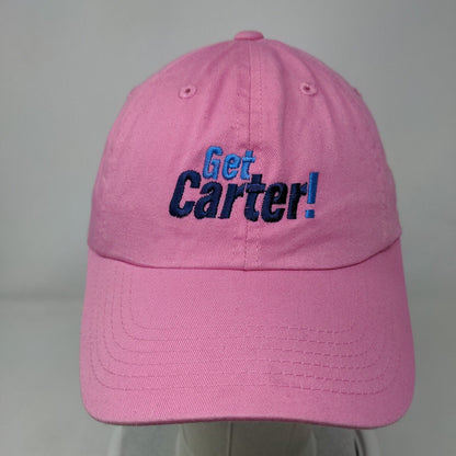 Get Carter Slideback Hat Pink One Size Adjustable Embroidered Port Authority