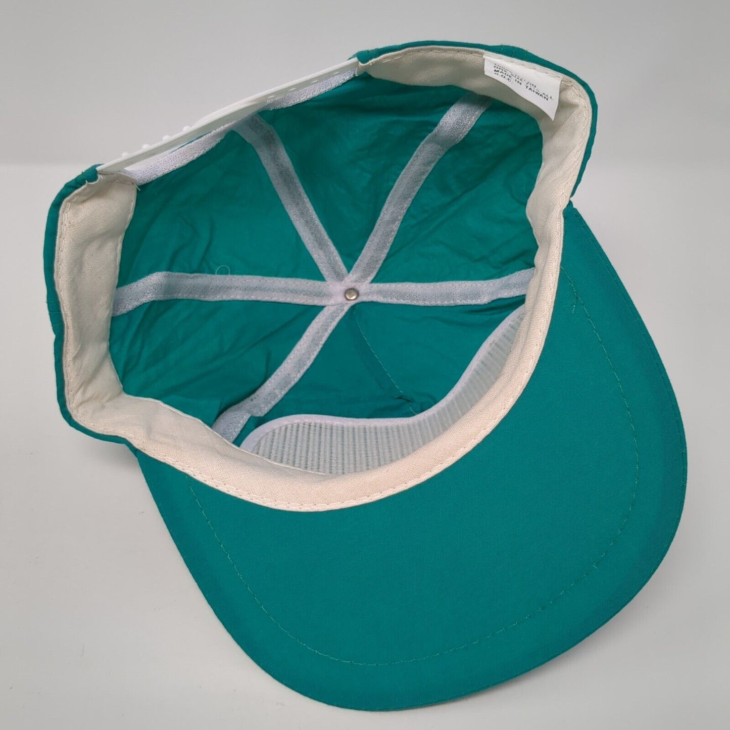 Schuck's Racing Team Snapback Hat Green One Size Adjustable Lightweight Nylon