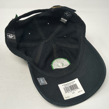 Boston Celtics NBA '47 Hat Black One Size Shamrock Logo Slideback Curved Brim