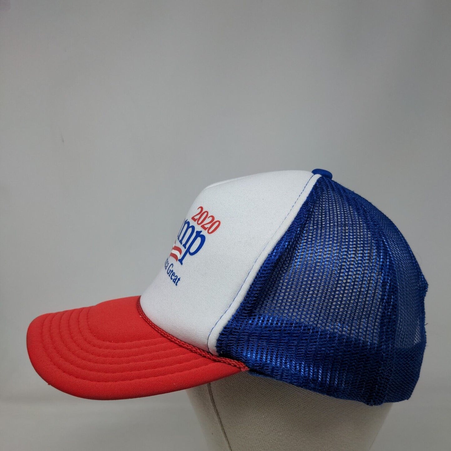 2020 Trump Keep America Great Snapback Trucker Hat Multi OSFM Mesh Back Otto