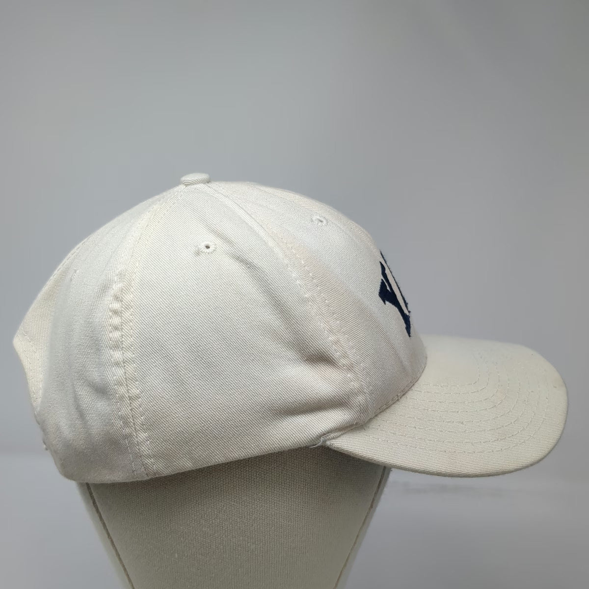 Yale University Hat Baseball Cap White Blue Green One Size Snapback Underbrim