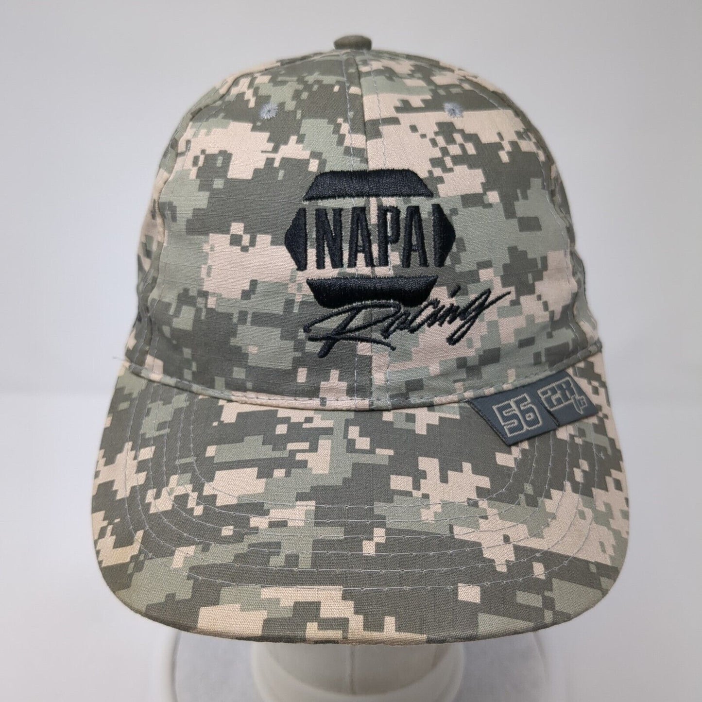 NAPA Racing Strapback Hat Camo One Size Intrepid Fallen Heroes Fund