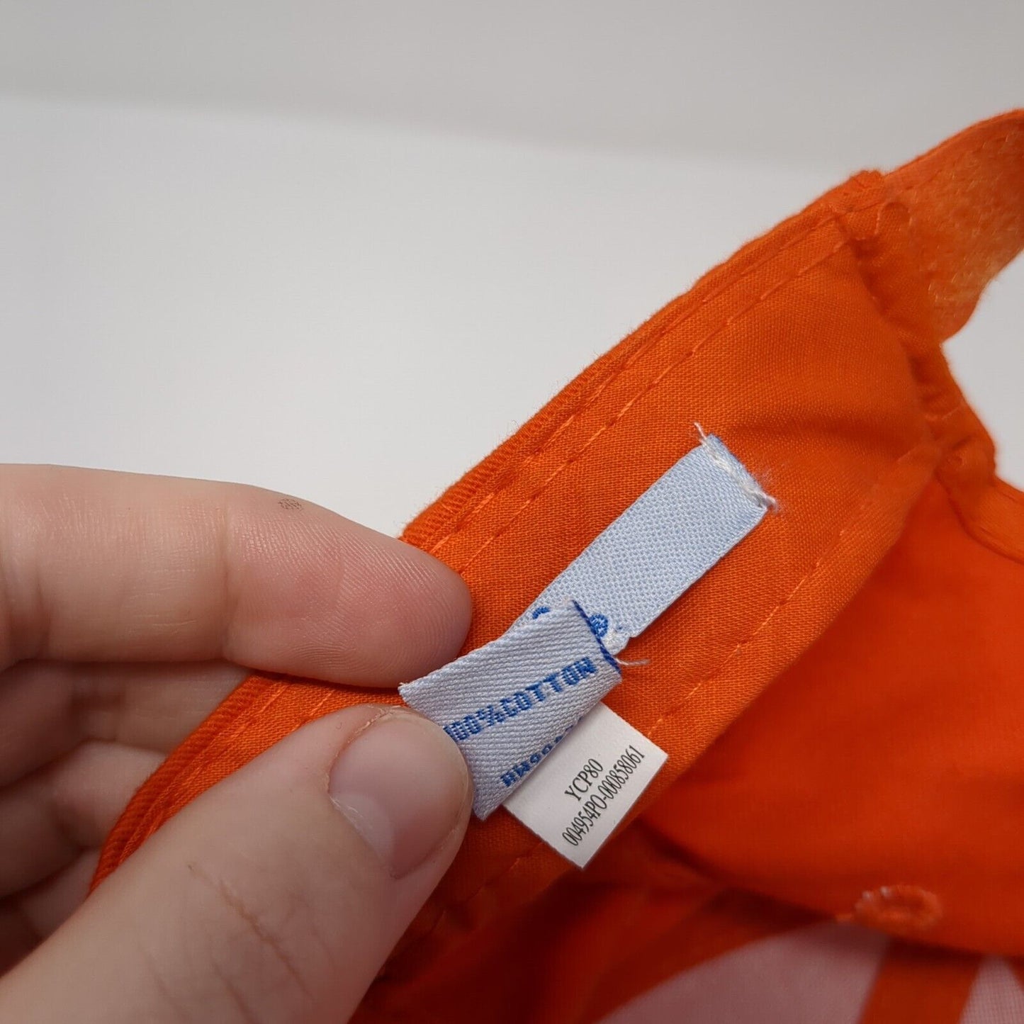 PCRD Strapback Hat Orange Youth One Size Adjustable Solid Port & Company