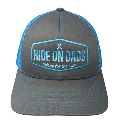 Ride On Dads Riding For The Cure Trucker Hat Multicolor OS Mesh Pacific Headwear