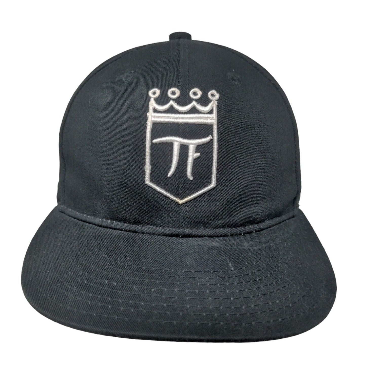 Unbranded Men's Snapback Hat Black Embroidered TF Crown Logo