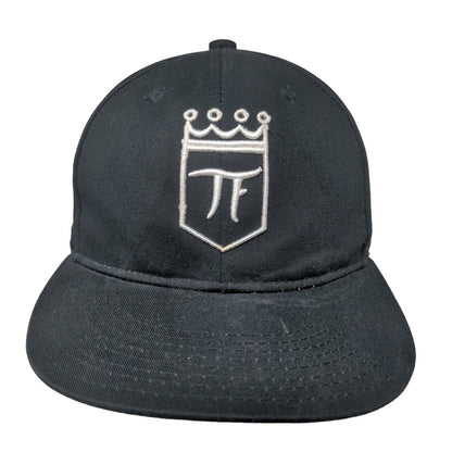Unbranded Men's Snapback Hat Black Embroidered TF Crown Logo