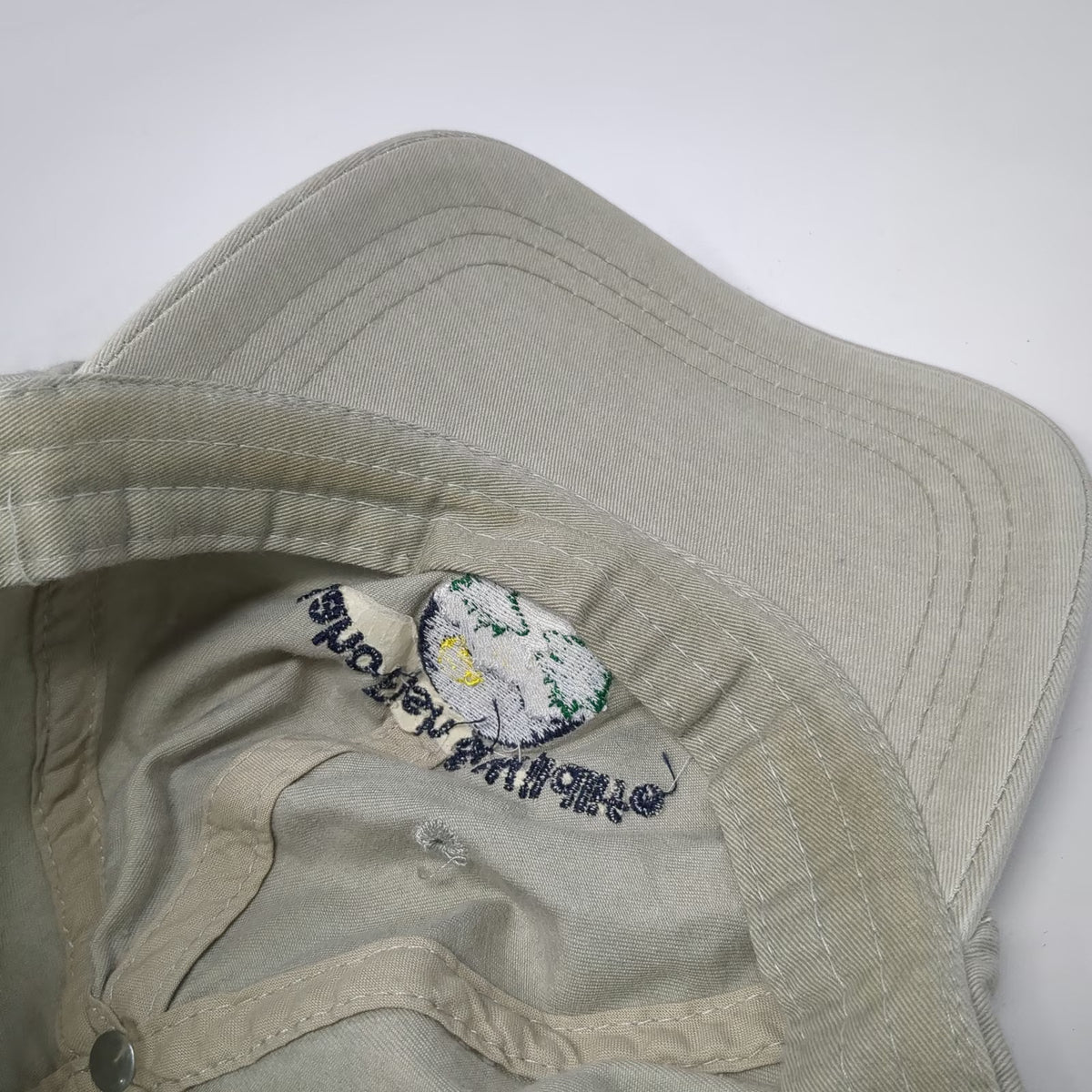Meridian Idaho Fish & Wildlife Foundation Hat Beige One Size Baseball Cap Strap