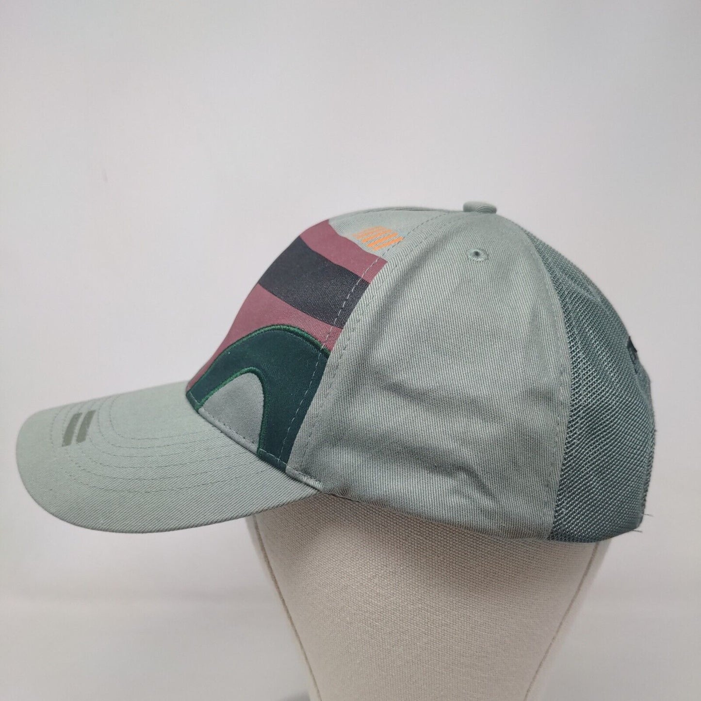 Star Wars Strapback Hat Green 57-62 Cm Boba Fett Disney Parks Embroidered