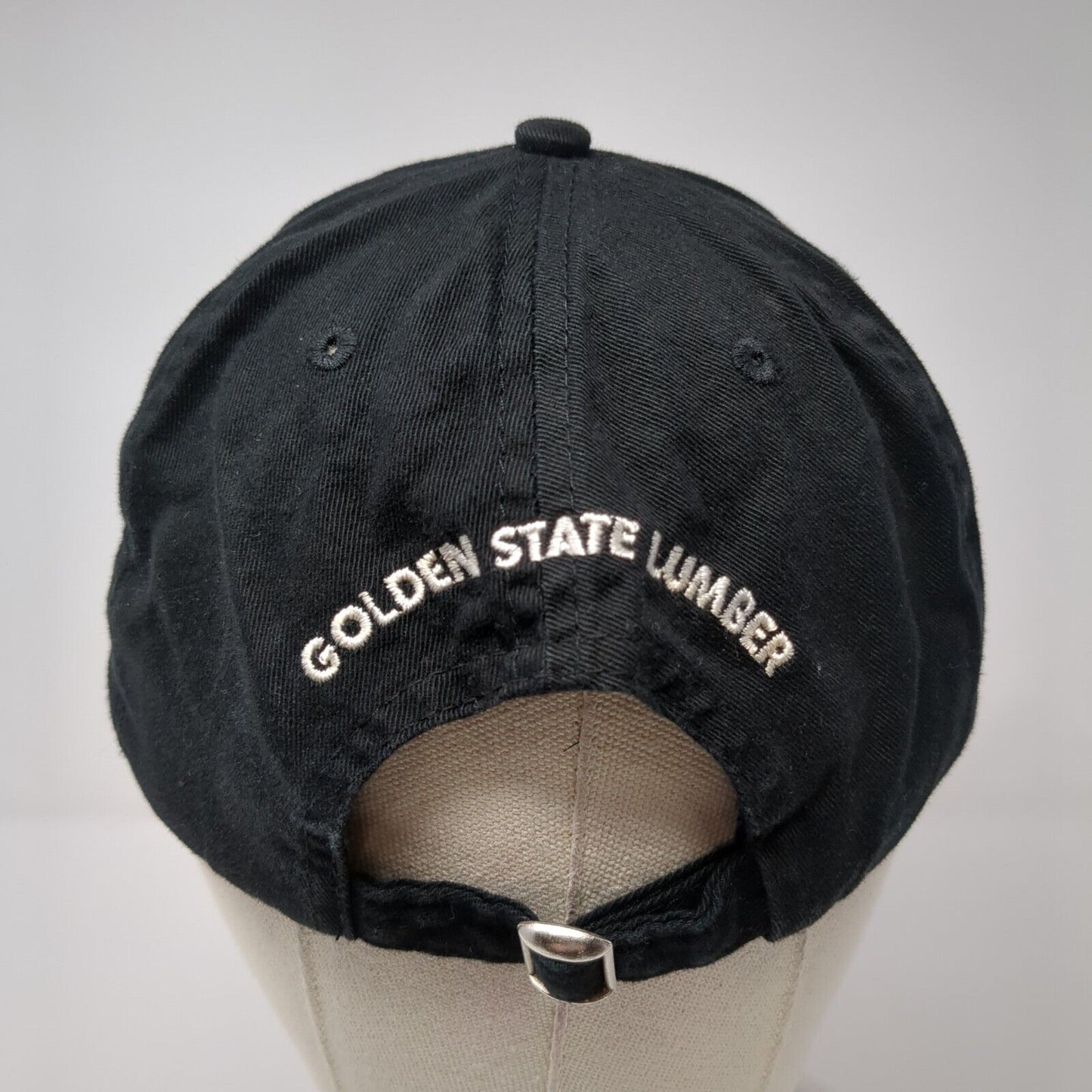 Golden State Lumber Slideback Hat Black One Size Adjustable Embroidered