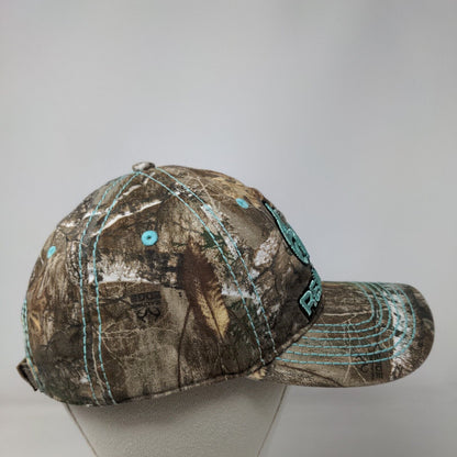 Realtree Strapback Hat Camo One Size Embroidered 6 Panel Outdoor Cap