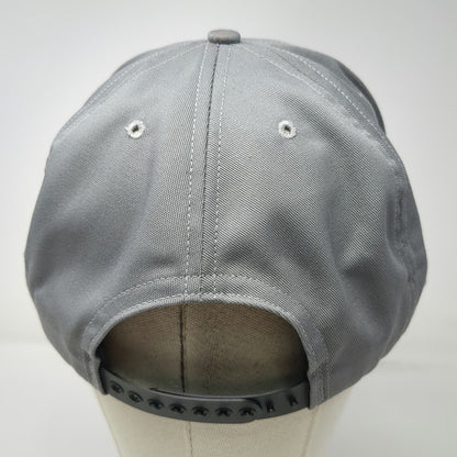 Unionwear 5 Panel Gray One Size Snapback Hat Seattle Iron Workers Local 86 USA