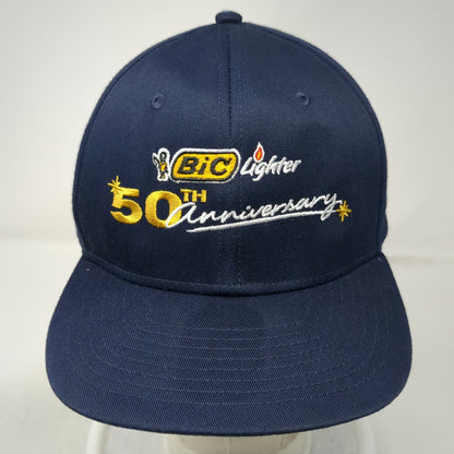 Cap America Snapback Blue One Size BIC Lighter 50th Anniversary 6 Panel Hat