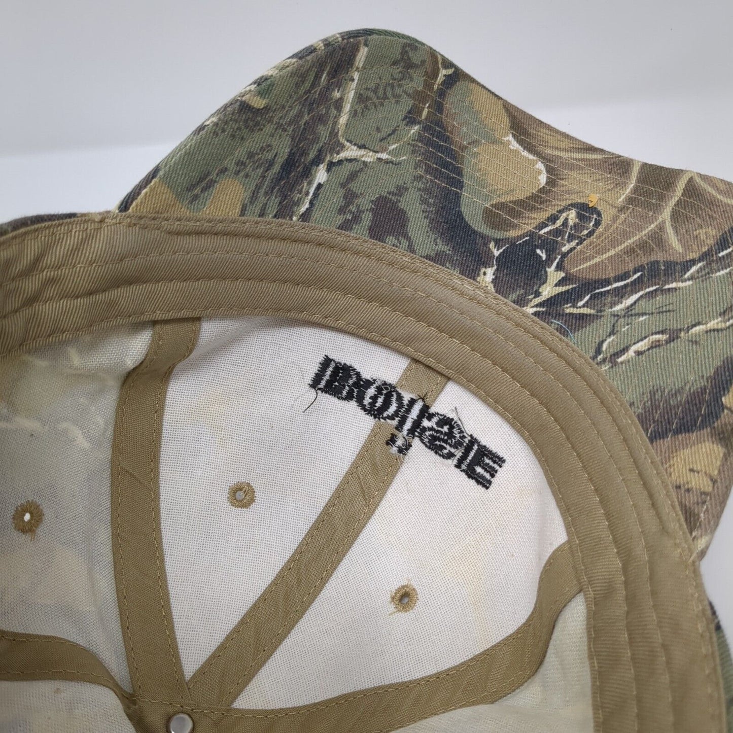 Boise Slideback Hat Camo OSFA Adjustable Embroidered 6 Panel Outdoor