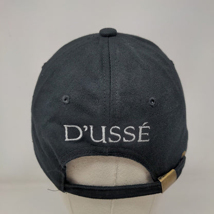 Playlist Bottle D'Usse Slideback Hat Black OSFA Adjustable Embroidered Eikos