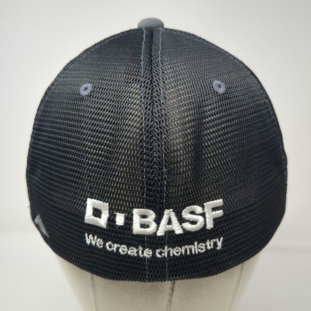 Pacific Headwear Baseball Cap Gray XL Nunhems BASF We Create Chemistry Mesh Hat