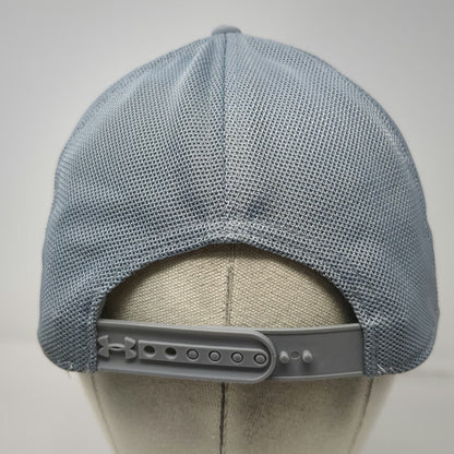 Under Armour Trucker Hat Gray One Size Mesh American Flag Freedom Snapback