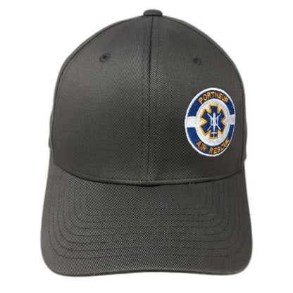 Flexfit Gray Baseball Cap M Portneuf Air Rescue Medical Patch Fitted Hat