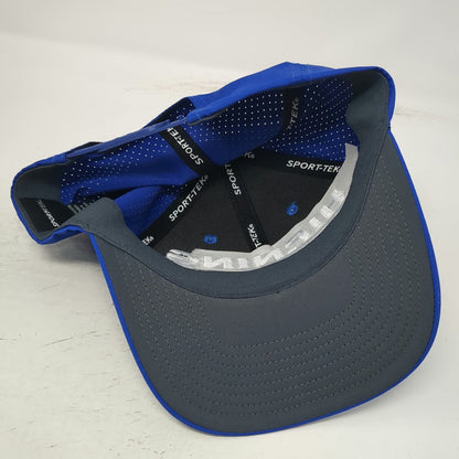 Sport-Tek Hirning GMC Blue Trucker Hat One Size Snapback Laser Cut Ventilation