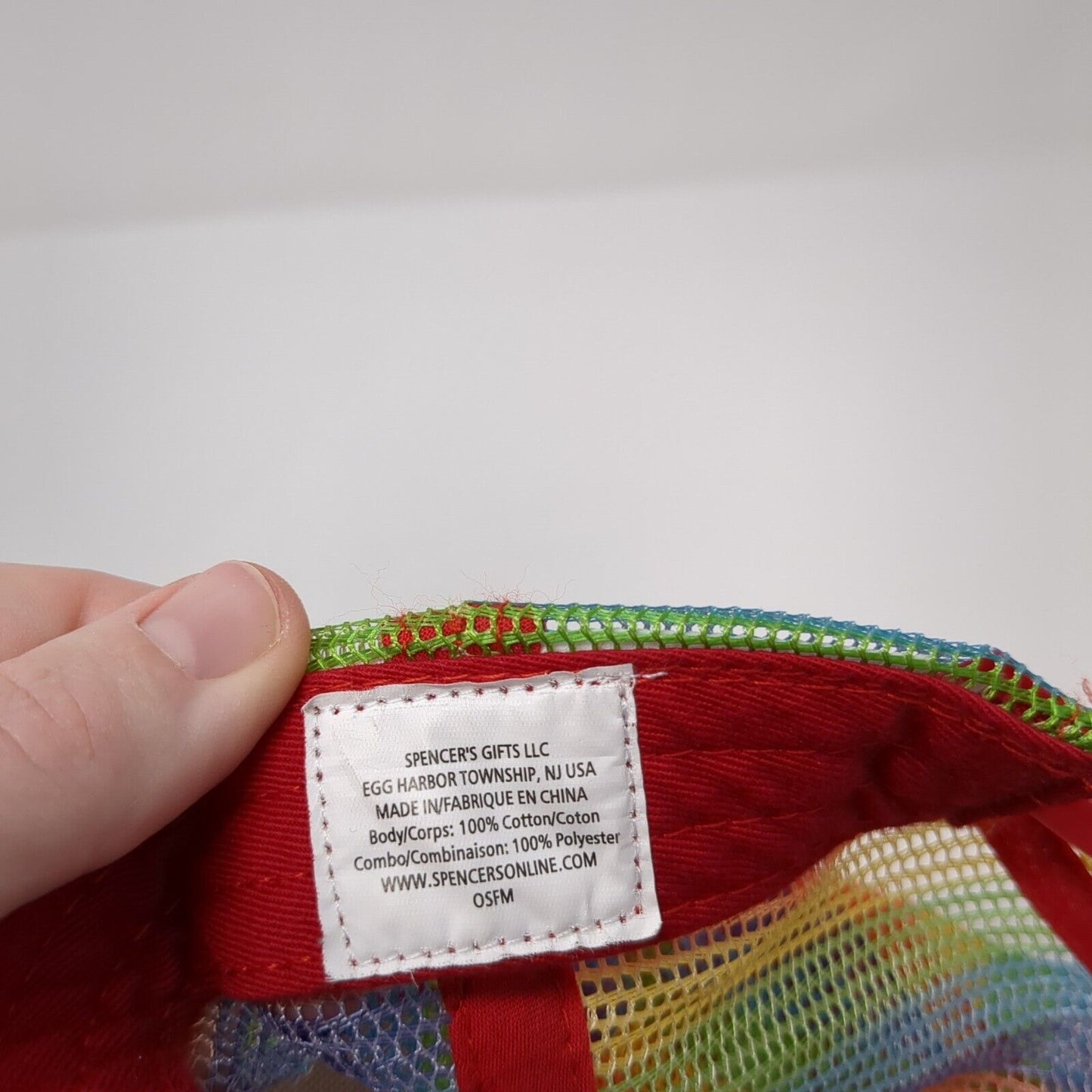 Team Pride Snapback Trucker Hat Multicolor OS Adjustable Mesh Back Spencer's