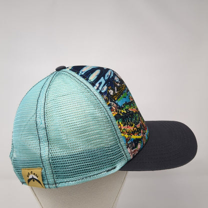 Art by Abby Pafratth Snapback Trucker Hat Multicolor OS Adjustable Mesh Back
