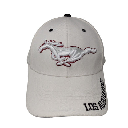 Los Algodones Baja Mexico Strapback Hat White OSFA Adjustable Embroidered Sam's