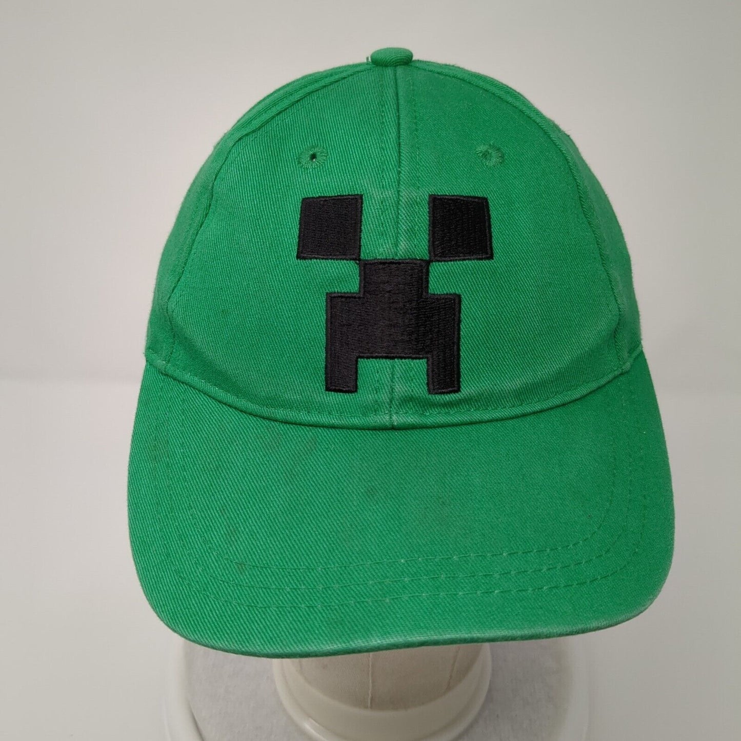 Minecraft Youth Snapback Hat Green OSFM Adjustable Embroidered 6 Panel Jinx