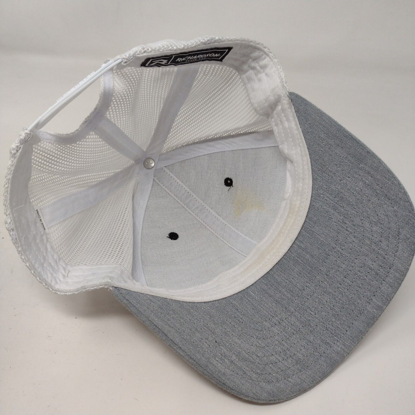 Spuds Leather Patch Snapback Trucker Hat Multi One Size Mesh Back