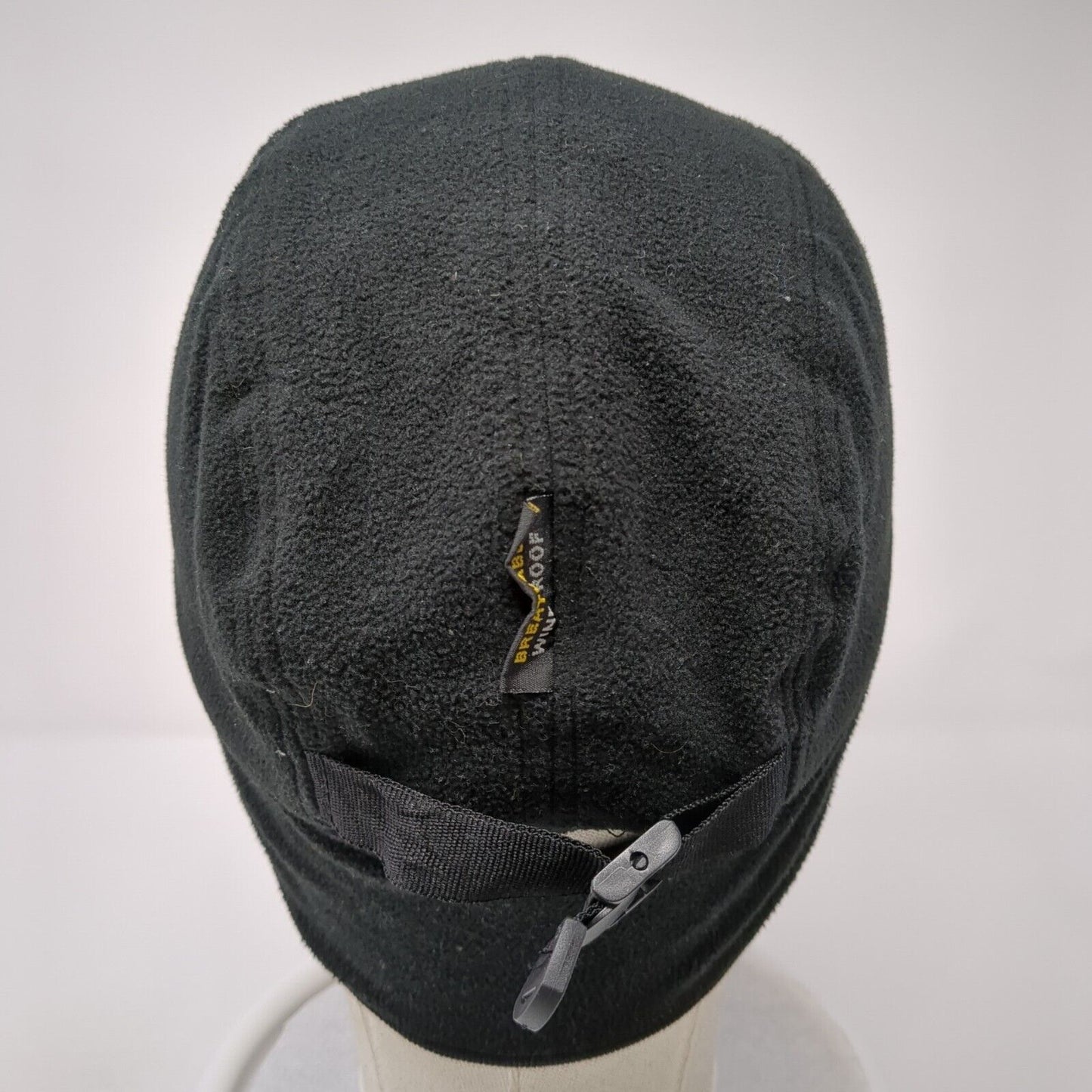 Unbranded Winter Trapper Hat Black One Size Adjustable Ear Flaps Blank Wool