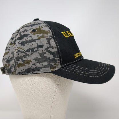 U.S. Navy 250th Anniversary Baseball Cap Black One Size Digital Camo Hat