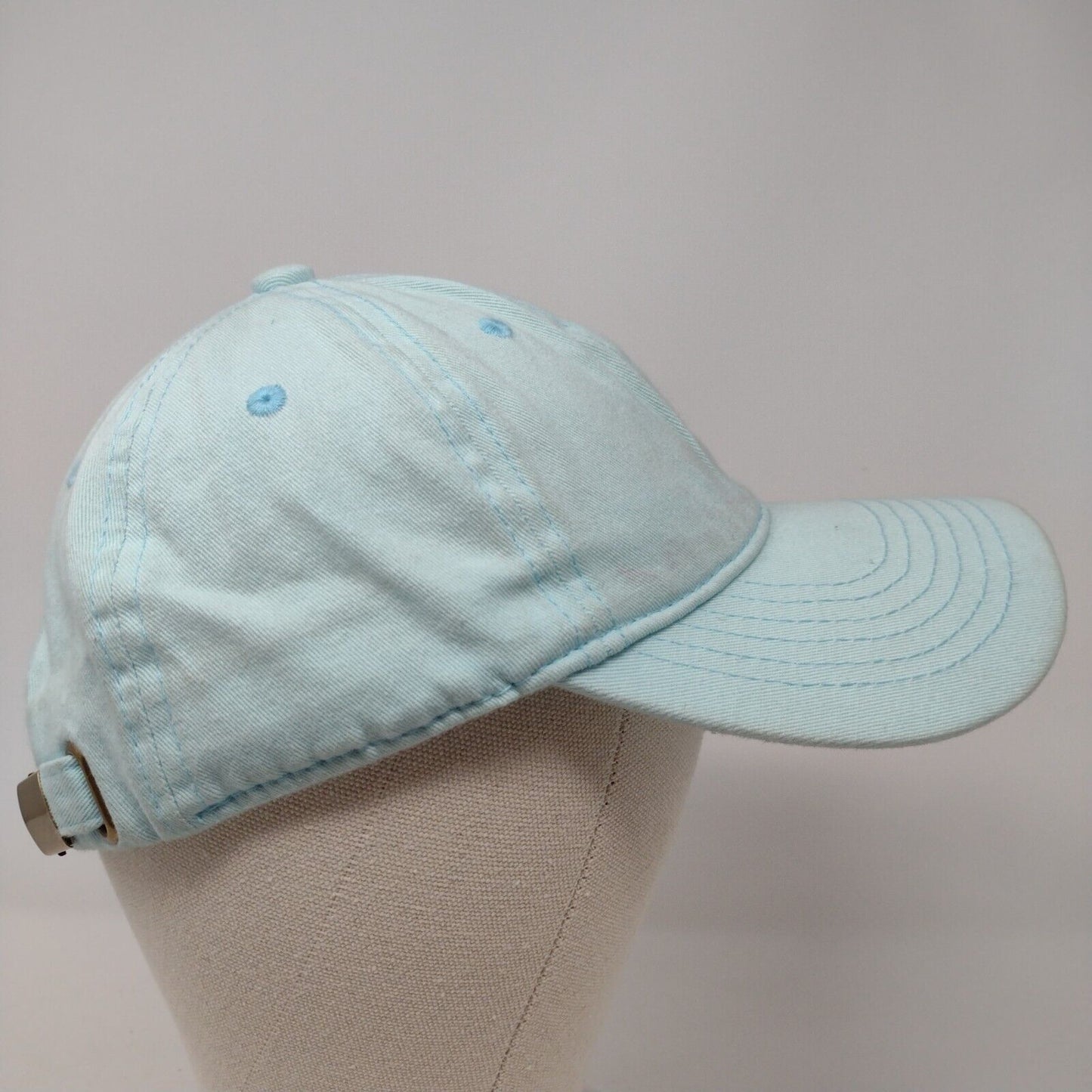 Chok Lids Skideback Hat Blue OSFA Adjustable Vented Holes 6 Panel Blank