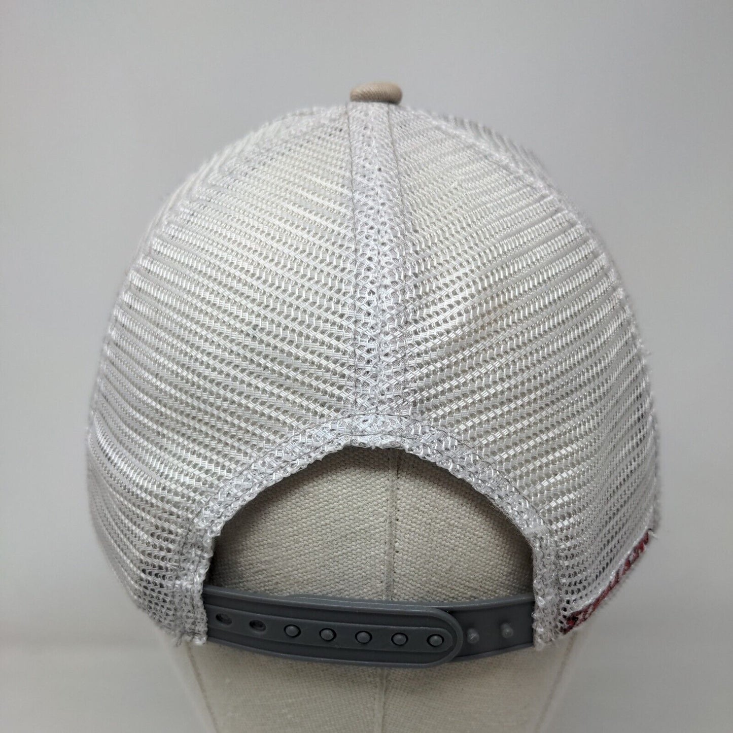 Strike King Snapback Mesh Back Trucker Hat Tan One Size Fishing Hook