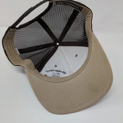 Cody Cattle Company Snapback 112 Trucker Hat Tan OSFA Mesh Back Richardson