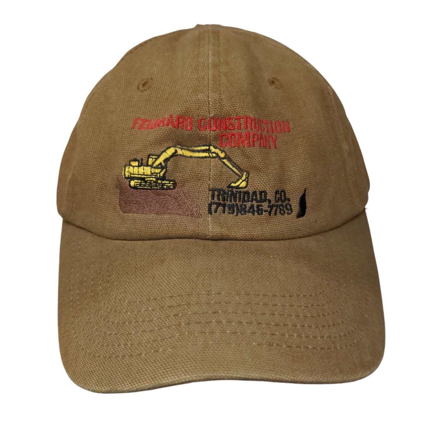 Febbraro Construction Company Snapback Hat Brown One Size Legend