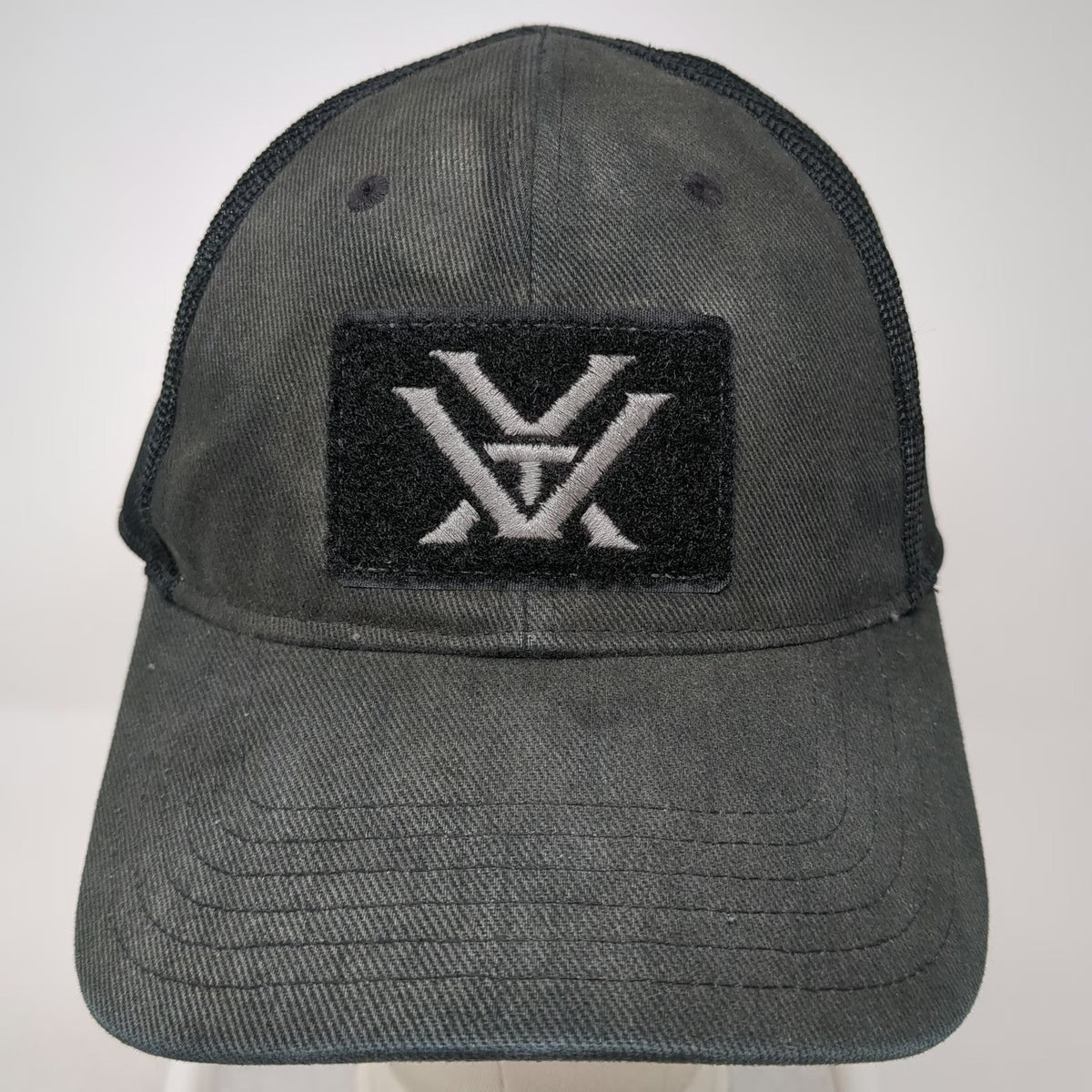 Vortex Optics Baseball Cap Black One Size Mesh Back Force of Optics Logo Patch