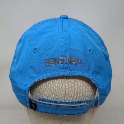 PUMA Logo Strapback Hat Blue OSFA Adjustable Vent Holes Outdoor