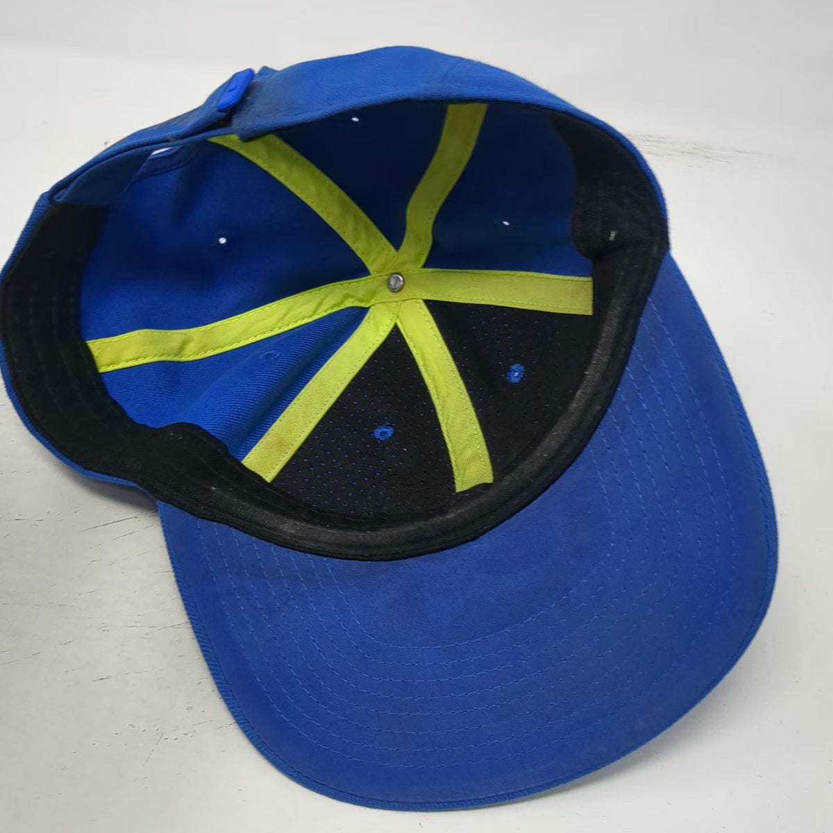 Nike Baseball Cap Blue One Size Strapback Swoosh Dri-Fit Legacy91 Athletic Hat