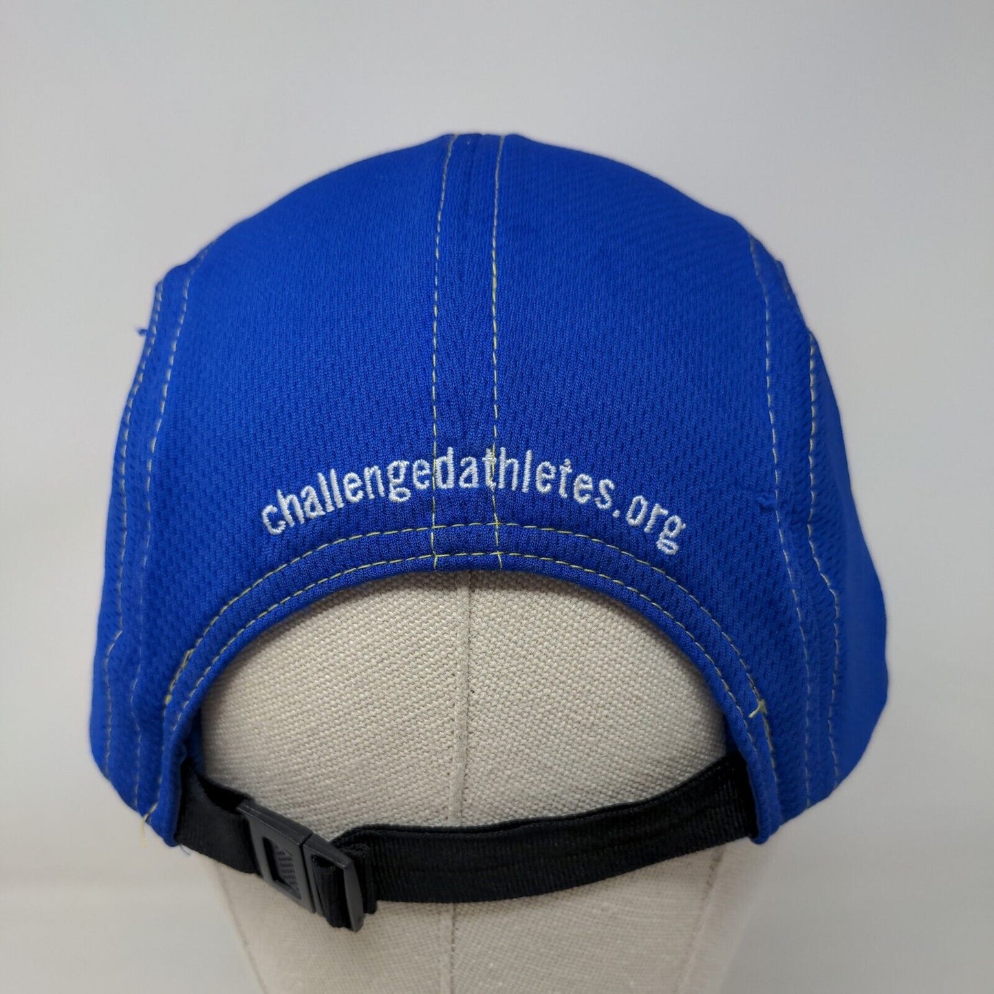 Headsweats Clip Back Hat Blue Embroidered Challenged Athletes Foundation Logo