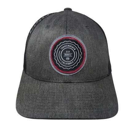 Travis Matthew California Est MMVII Trucker Hat Gray OS Adjustable Mesh Back
